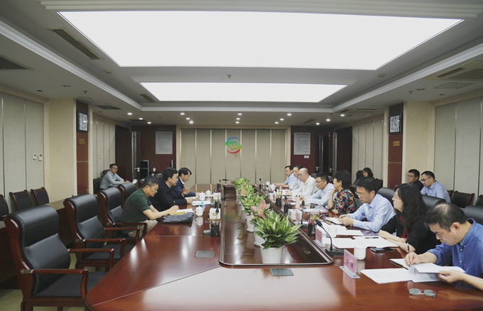 省国资委党委委员、副主任高镇桥到集团公司开展第二轮包保联系工作